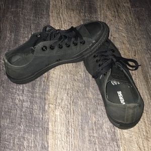 All black CONVERSE